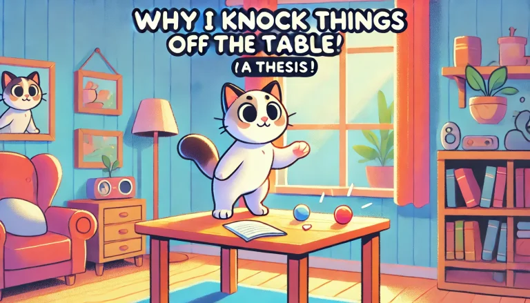 🐾 Why I Knock Things Off the Table