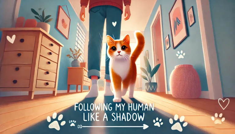 Following My Human Like a Shadow: A Day Through My Curious Cat Eyes